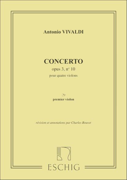 Concerto Op 3 N 10 4 Vl Violon 1